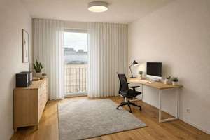 Urbanes Wohnglück: 4 Zimmer mit zwei Bädern, Balkon und hervorragender Anbindung – Hildegard-Knef-Straße 101, 40549 Heerdt, Düsseldorf – Vorschaubild 2