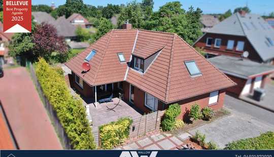 Bild von Winkelbungalow mit zwei Einheiten, Garage und großem Garten in bester Lage von Norddeich! | Ob