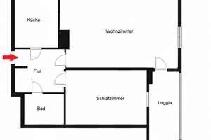 Helle 2-Zimmer-Wohnung 
mit Süd-Loggia in gefragter Wohnlage – Die vollständige Adresse der Immobilie erhältst du vom Anbieter., 22453 Groß Borstel, Hamburg – Vorschaubild 12