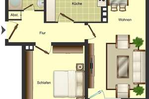2-Zimmer-Wohnung alles fertig in Duisburg Untermeiderich – Mühlenstraße 59, 47137 Untermeiderich, Duisburg – Vorschaubild 2
