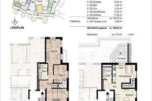 Wohnen im Premium-Neubau: zweigeschossige Penthaus-Maisonette-Wohnung zum Erstbezug! – Die vollständige Adresse der Immobilie erhältst du vom Anbieter., 81673 Josephsburg, München – Vorschaubild 6