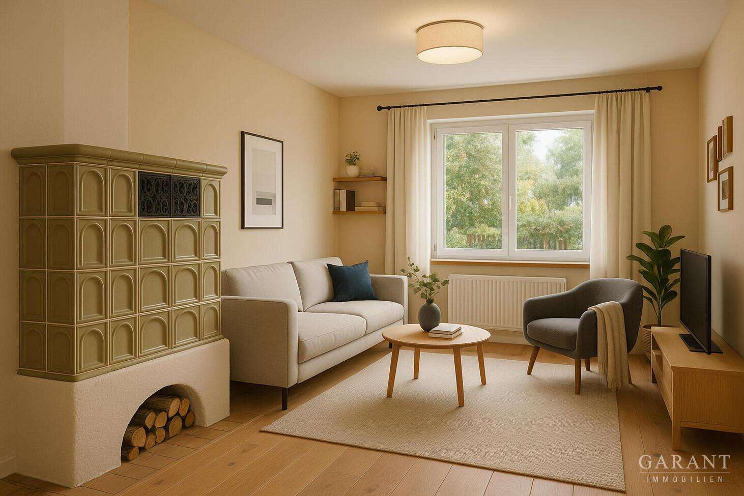 Immobilie in Großweil - Naturrefugium in Großweil - Doppelhaushälfte mit großem Garten, Fischweiher & Bachlauf - Bild 6