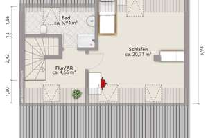 Traumhafte Maisonette in der Bonner Altstadt – Die vollständige Adresse der Immobilie erhältst du vom Anbieter., 53111 Nordstadt, Bonn – Vorschaubild 14
