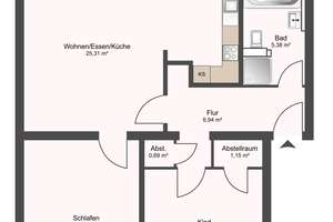 Strandnah & hochwertig kernsaniert, Stilvolle 3-Zimmer-Wohnung mit Balkon in Warnemünde – Dänische Straße 26, 18119 Seebad Warnemünde, Rostock – Vorschaubild 4