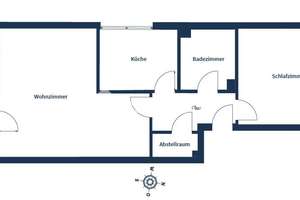 Charmante, barrierearme Wohnung mit Loggia | für Paare & Singles jeden Alters | OL-Donnerschwee  – Die vollständige Adresse der Immobilie erhältst du vom Anbieter., 26123 Donnerschwee, Oldenburg (Oldenburg) – Vorschaubild 16