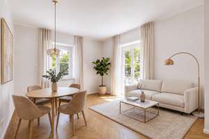 Privatgarten und Altbau-Ambiente: Charmante 3-Zimmer-Wohnung am Schlosskanal