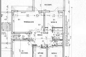 Dellbrück, lichtdurchflutete 4 Zimmer 105,2 qm, Küche, Diele, Bad, WC, Keller, großer Balkon, Loggia – Die vollständige Adresse der Immobilie erhältst du vom Anbieter., 51069 Dellbrück, Köln – Vorschaubild 4
