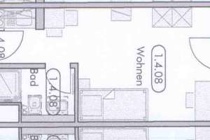 Schöne Studentenwohnung mit Balkon und neuer Pantryküche in der Blumenstraße – Blumenstraße 14, 93055 Ostenviertel, Regensburg – Vorschaubild 9