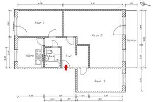 Große 3-Raum-Wohnung sucht Nachmieter! – Grünauer Allee 80, 4209 Leipzig – Vorschaubild 5