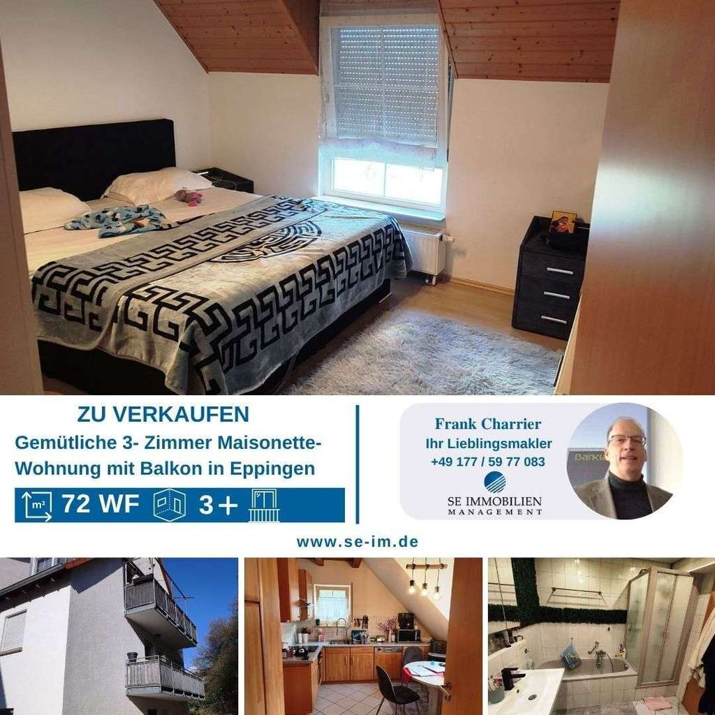 Immobilie in Eppingen - Gemütliche 3 Zimmer Maisonette Wohnung - Bild 0