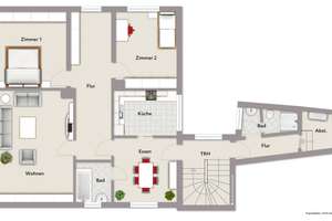 Mehrfamilienhaus mit drei Wohneinheiten, Garage und Garten – Die vollständige Adresse der Immobilie erhältst du vom Anbieter., 35398 Allendorf, Gießen – Vorschaubild 7