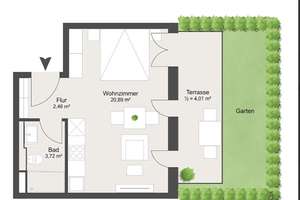 Exklusive Gartenwohnung in Frankfurt-Sachsenhausen | stilvoll & wertstabil – 60594 Sachsenhausen-Nord, Frankfurt am Main – Vorschaubild 7
