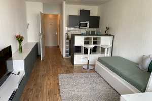Helles, neu möbliertes Apartment mit Balkon - 30m², sehr zentral, Isarhochufer, München-Au – Hochstrasse 19b, 81669 München – Vorschaubild 1