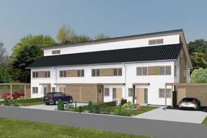 Neu - modernes Reiheneckhaus mit bester Energieeffizienz in Lübbecke! Günstig Finanzieren mit  – Minden-Lübbecke (Kreis) – Vorschaubild 2