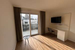 Neubau , Toplage, exklusiv vollmöblierte 1-Zimmerwohnung mit Balkon  in DA-Bessungen – Heidelberger Strasse 67, 64285 Mitte, Darmstadt – Vorschaubild 3