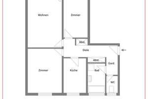Gepflegte und ruhige 3 Zimmer-Wohnung in Augsburg - zur Eigennutzung oder als Kapitalanlage! – Die vollständige Adresse der Immobilie erhältst du vom Anbieter., 86161 Lechhausen-West, Augsburg – Vorschaubild 8