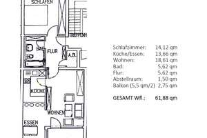 Helle 2-Zimmer-Wohnung mit Süd-Balkon und Einbauküche in Untermenzing, München – Eversbuschstr. 30b, 80999 Untermenzing, München – Vorschaubild 10