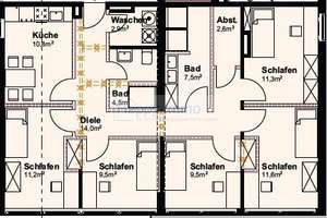 WG Vermietung mgl. / 9 Zimmer / 1 Küche / 5 WCs / 4 Duschen / 4 Kfz Stellplätze – Die vollständige Adresse der Immobilie erhältst du vom Anbieter., 80687 Sankt Ulrich, München – Vorschaubild 23