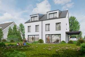 KINDER WILLKOMMEN - Möhringen MÄRCHENSIEDLUNG – reine SÜD LAGE - Neubau-DHH mit 5–6 Zimmern - GARTEN – Stuttgart – Vorschaubild 2