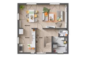 Urbaner Look, ruhige Lage: Stadthaus Flair 124  in Roßlau - Preis inkl. Grundstück – 6862 Roßlau, Dessau-Roßlau – Vorschaubild 16