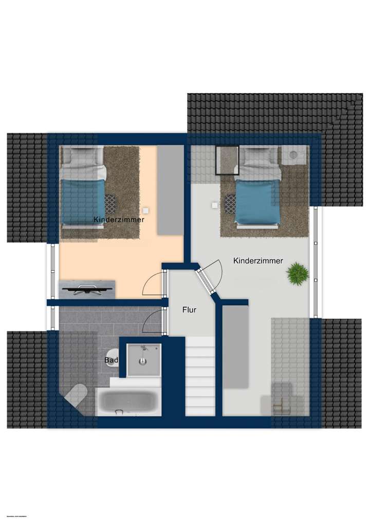Grundriss Obergeschoss - Expos