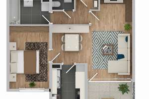 S-Heumaden: Helle 2,5-Zimmer-Wohnung mit sonnigem Balkon in attraktiver Lage! – Die vollständige Adresse der Immobilie erhältst du vom Anbieter., 70619 Heumaden, Stuttgart – Vorschaubild 13