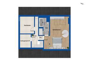Helle 2-Zimmer-Maisonettewohnung mit Dachterrasse in Düsseldorf-Düsseltal – Die vollständige Adresse der Immobilie erhältst du vom Anbieter., 40239 Düsseltal, Düsseldorf – Vorschaubild 17