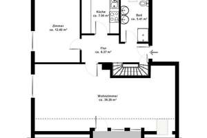 Maisonettewohnung: 75 m² + 25 m² stilvoller Spitzboden – Die vollständige Adresse der Immobilie erhältst du vom Anbieter., 21077 Eißendorf, Hamburg – Vorschaubild 12