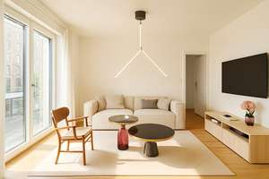 Bezugsfrei: Luxus-2-Zimmer-Neubauwohnung mit 2 Balkonen nahe East Side Gallery & Spree – Die vollständige Adresse der Immobilie erhältst du vom Anbieter., 10243 Friedrichshain, Berlin – Vorschaubild 2