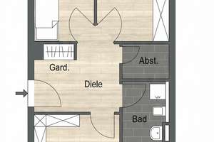 Stilvolle vollmöblierte 3-Zimmer-Wohnung mit Balkon & optionaler TG-Stellplatz im Zentrum-West – Gottschedstraße 24a, 4109 Zentrum-West, Leipzig – Vorschaubild 12