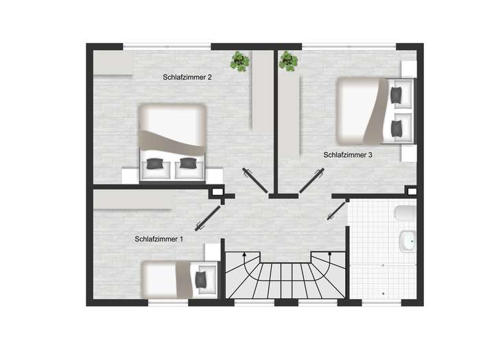 Grundriss Obergeschoss