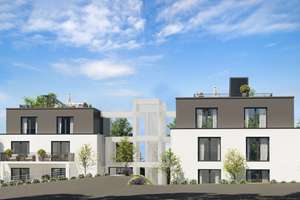Neubau-Komfort in Bredeney: Maisonettewohnung mit zwei Terrassen und einem Balkon