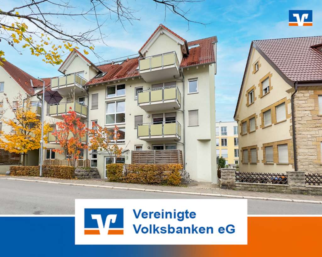 Attraktive 2-Zimmer-Hochparterre-Wohnung mit TG-Stellplatz in top Lage von Böblingen!