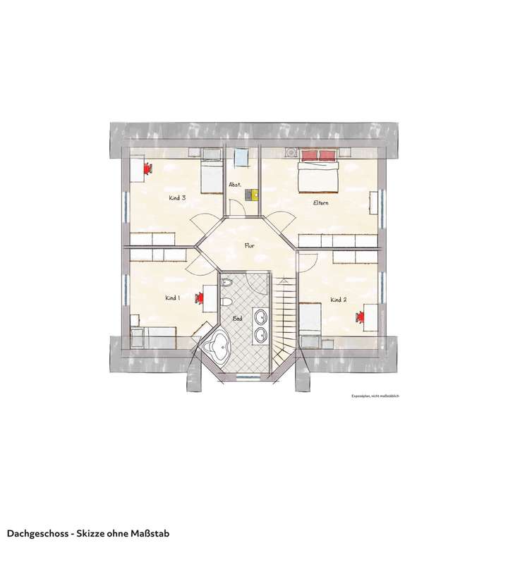 Grundriss Dachgeschoss