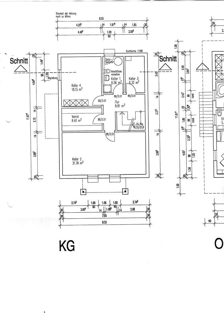 Grundriss Untergeschoss