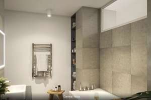 Neubau 2026 | 1-Zi mit privatem Garten | Fußbodenheizung | ruhiger Innenhof an der Warschauer Str. – Warschauer Straße 10, 10243 Friedrichshain, Berlin – Vorschaubild 2