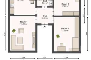 Helle 3-Zimmer Wohnung in Köln-Stammheim mit Balkon – Die vollständige Adresse der Immobilie erhältst du vom Anbieter., 51061 Stammheim, Köln – Vorschaubild 11
