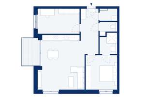 D12: Gut geschnittene 3-Zimmerwohnung im 2.OG - mit Balkon – Villenstraße 4, 53129 Dottendorf, Bonn – Vorschaubild 3