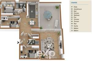 745 € Hausgeld = günstig im Preis: provisionsfreier traumhafter Atrium-Bungalow in Groß-Buchholz – Bornhof 6f, 30627 Groß-Buchholz, Hannover – Vorschaubild 27