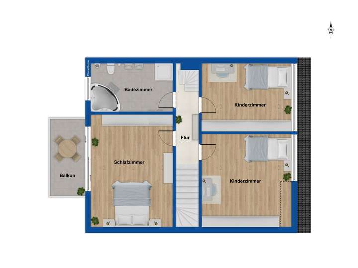 Grundriss Dachgeschoss