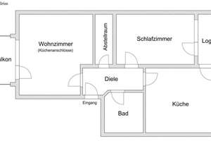 Moderne 2-Zimmer-Wohnung mit 2 Balkonen, EBK & Stellplatz – 50769 Merkenich, Köln – Vorschaubild 11