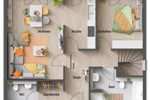 Der Bungalow für die kleine Familie – Übersichtlich und variabel – Die vollständige Adresse der Immobilie erhältst du vom Anbieter., 75389 Neuweiler – Vorschaubild 6