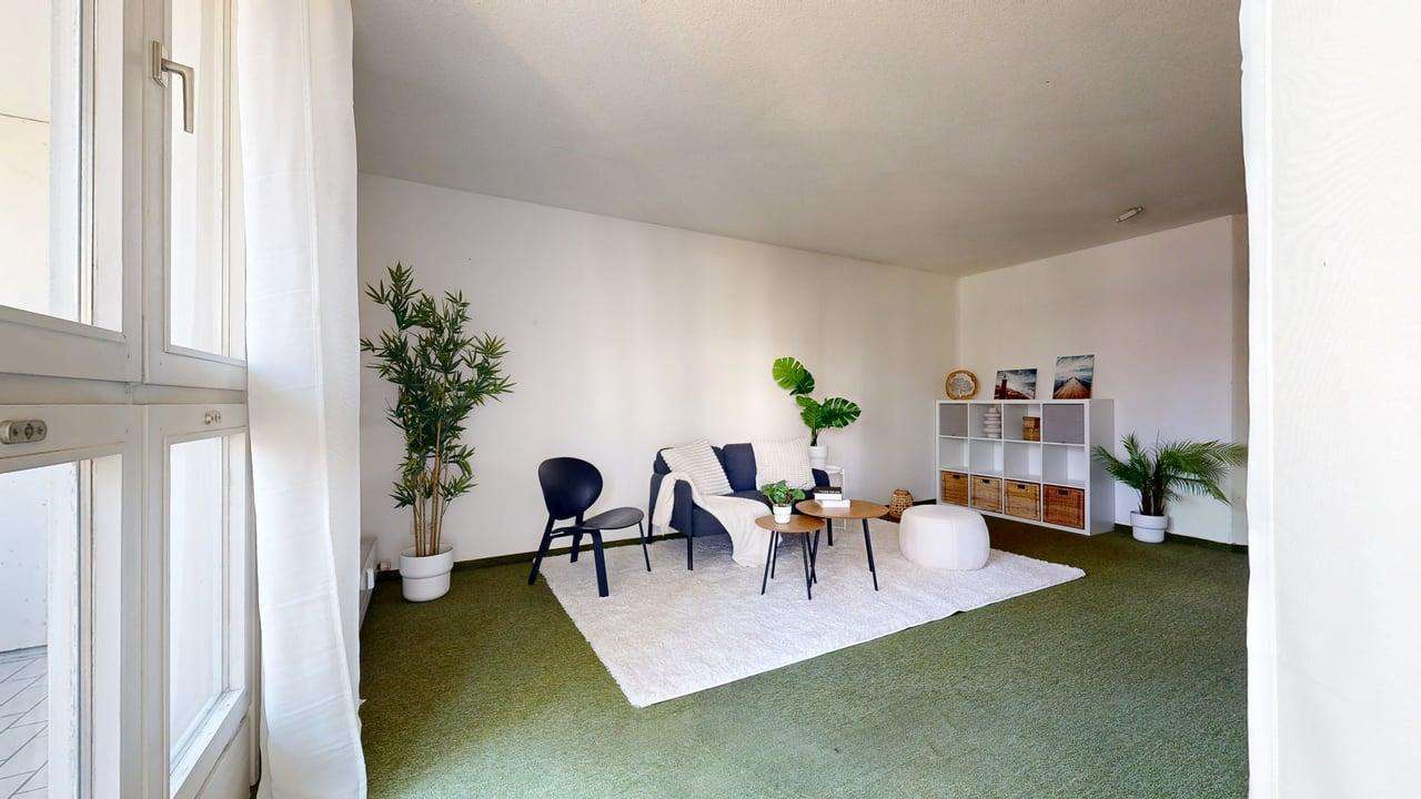 3-Zimmer-Wohnung mit Südausrichtung und Modernisierungspotenzial in Ottobrunn, München Kreis – Bild 3