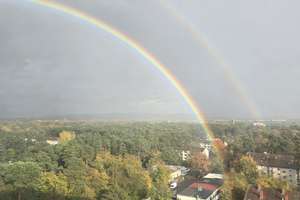 Waldstadt: Zuhause mit 3 Zimmern und Balkon mit Blick über Karlsruhe