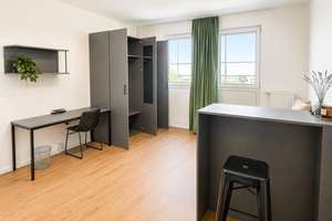 Modernes möbliertes Apartment mit Balkon