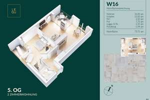 Lehen-Quartier 2-Zi. Whg W16 – Paula-Fuchs-Allee 22, 74076 Heilbronn, Heilbronn – Vorschaubild 11