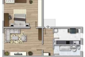 2 Zimmer im 1.Obergeschoß – Hermann-Duncker-Straße 54, 6886 Lutherstadt Wittenberg – Vorschaubild 7