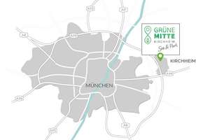 Kompaktes 1-Zi-Apartment mit Duschbad u. Süd-West-Balkon – Schmetterlingsstraße 1, 85551 Kirchheim bei München – Vorschaubild 5