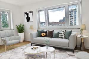 Frisch renovierte 3,5-Zimmer-Wohnung mit Balkonen in Laim – 80687 Sankt Ulrich, München – Vorschaubild 2