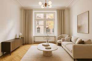 Stilvolle Beletage mit klassischem Charme und modernem Wohnkomfort 
im Herzen von Frankfurt